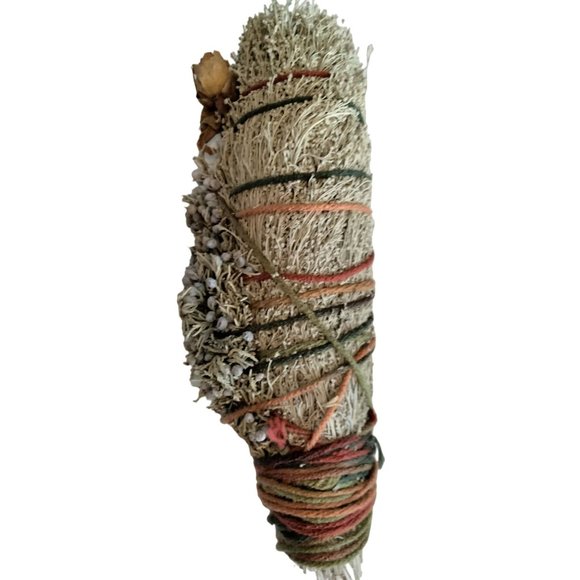 Sage Juniper Rose Smudge Blessing Bundle Decorative Taos New Mexico Pueblo - Picture 2 of 4